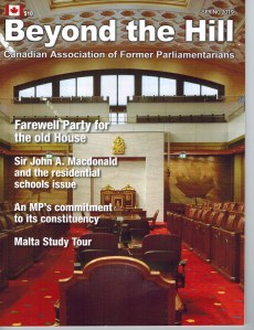 Former MP Dennis Gruending was interviewed in a recent issue of Beyond the Hill magazine about his book Speeches That Changed Canada
